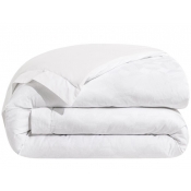 Le Jacquard Francais Placio White Duvet Cover - King