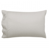 Le Jacquard Francais Placio Grey Pillowcases - Pair King