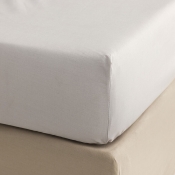 Le Jacquard Francais Placio Grey Fitted Sheet - Queen