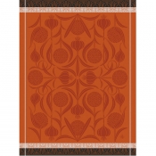 Le Jacquard Francais L'Ail Orange Tea Towel - Set 4