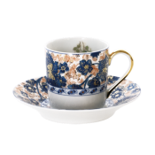 Haviland Dammouse Coffee Cup And Saucer