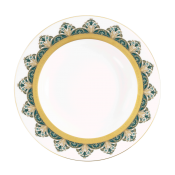 Haviland Reves Du Nil Rim Soup Plate / Gold