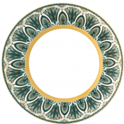 Haviland Reves Du Nil Dinner Plate / Gold