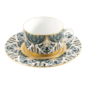 Haviland Reves Du Nil Teacup + Saucer - Gold