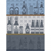 Le Jacquard Francais Neo Brasseurs Grey Tea Towel - Set 4