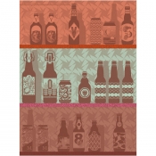 Le Jacquard Francais Neo Brasseurs Orange Tea Towel - Set 4