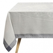 Le Jacquard Francais Evasion Celeste Grey Tablecloth - 69" x 98"