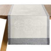 Le Jacquard Francais Evasion Celeste Grey Runner - 20" x 59"