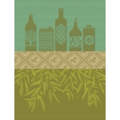 Le Jacquard Francais Huiles Provencales Tea Towel Green - Set 4