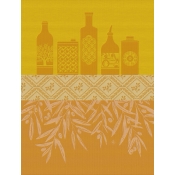 Le Jacquard Francais Huiles Provencales Tea Towel Yellow - Set 4
