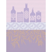 Le Jacquard Francais Huiles Provencales Tea Towel Purple - Set 4