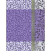 Le Jacquard Francais Cueillette D'ete  Tea Towel Purple - Set 4