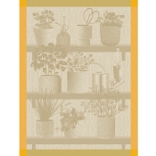 Le Jacquard Francais Herbes Fraiches Tea Towel Beige - Set 4