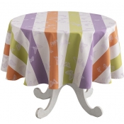 Le Jacquard Francais Bal Des Papillons Tablecloth Purple - 69" Round