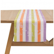 Le Jacquard Francais Bal Des Papillons Runner Purple - 20" x 59"
