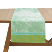 Le Jacquard Francais Sinharaja Runner Green - 20" x 59"