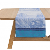 Le Jacquard Francais Sinharaja Runner Blue - 20" x 59"