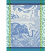 Le Jacquard Francais Sinharaja Tea Towel Blue - Set 4