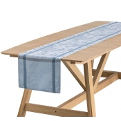 Le Jacquard Francais A L'Orangerie Runner Blue - 20" x 59"