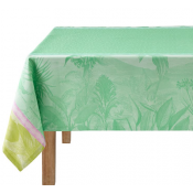Le Jacquard Francais Sinharaja Tablecloth Green - 59" x 59"