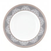 Haviland Romane Rim Soup Plate / Grey