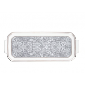 Haviland Romane Oblong Cake Platter / Grey