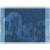 Le Jacquard Francais Versailles Tea Towel Blue - Set 4