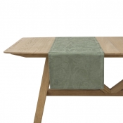Le Jacquard Francais Tivoli Green Runner - 20 x 59