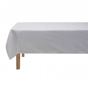 Le Jacquard Francais Vegetal Mood White Tablecloth - 59 x 86