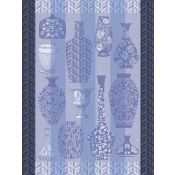 Le Jacquard Francais Poteries Blue Tea Towel - Set 4