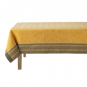 Le Jacquard Francais Gipsy Yellow Coated Tablecloth - 69 x 126