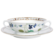 Haviland Imperatrice Eugenie Soup Cup + Saucer