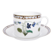 Haviland Imperatrice Eugenie Cappuccino Cup And Saucer