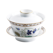 Haviland Imperatrice Eugenie Chinese Teacup +Saucer