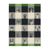 Le Jacquard Francais Truffes Black Tea Towel - Set 4