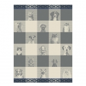 Le Jacquard Francais Truffes Grey Tea Towel - Set 4