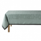 Le Jacquard Francais Romance Green Tablecloth - 69" Square