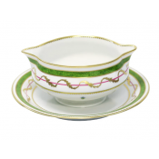 Haviland Vieux Paris Vert Sauce Boat