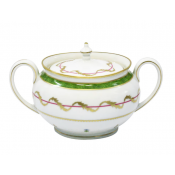 Haviland Vieux Paris Vert Sugar Box