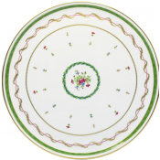 Haviland Vieux Paris Vert Tart Platter