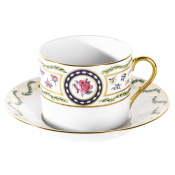 Haviland Louveciennes Cappuccino Cup + Saucer