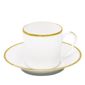 Haviland Orsay Gold Coffee Cup And Saucer