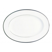 Haviland Orsay Platinum Oval Platter - 14"