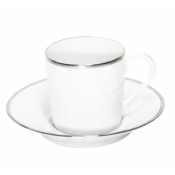 Haviland Orsay Platinum Coffee Cup And Saucer