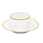 Haviland Orsay Gold Teacup And Saucer