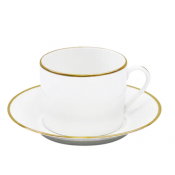 Haviland Orsay Gold Cappuccino Cup And Saucer