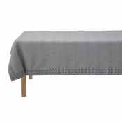 Le Jacquard Francais Empreintes Blue Tablecloth - 59 x 86