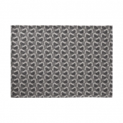 Le Jacquard Francais Empreintes Pois Enduit Black Coated Placemat - Set 4
