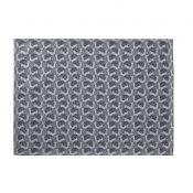 Le Jacquard Francais Empreintes Pois Enduit Blue Coated Placemat - Set 4