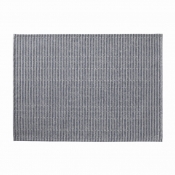 Le Jacquard Francais Empreintes Rayures Enduit Blue Coated Placemat - Set 4
